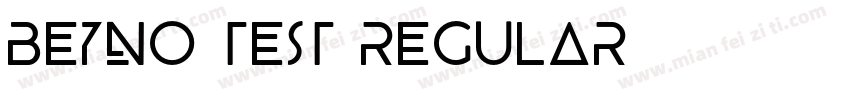 BEYNO Test Regular字体转换